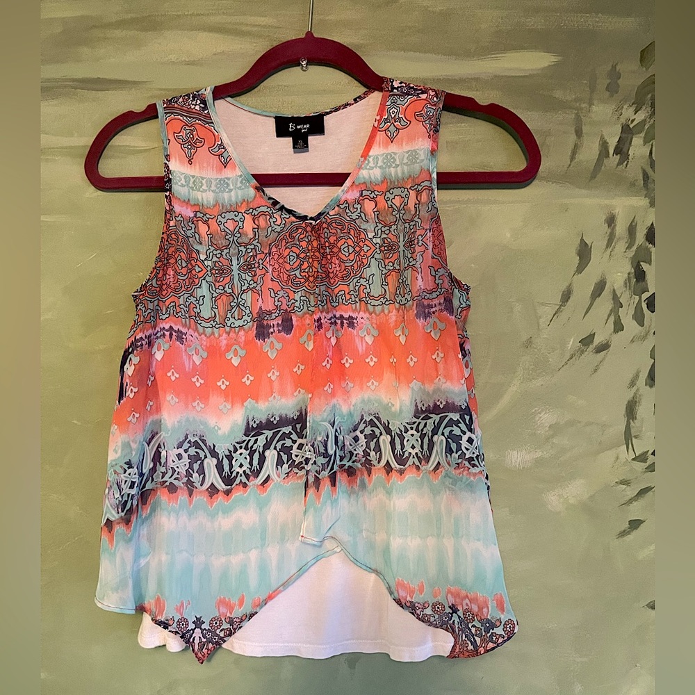 Flowing tank top. 16 year old